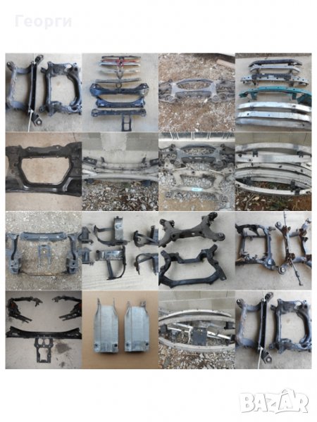 Греди буфери маски и предни и задни мостове - магарета от Мерцедес, снимка 1