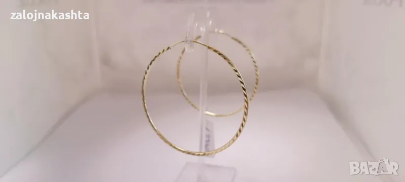 Нови Златни обеци-3,67гр/14кр, снимка 1
