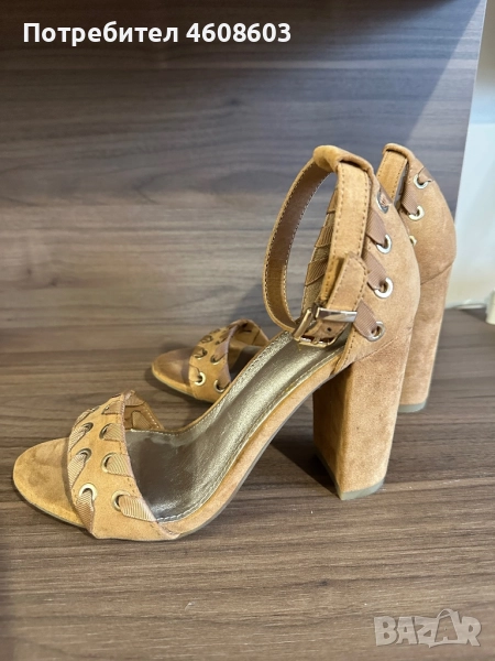 Дамски летни обувки на ток , снимка 1