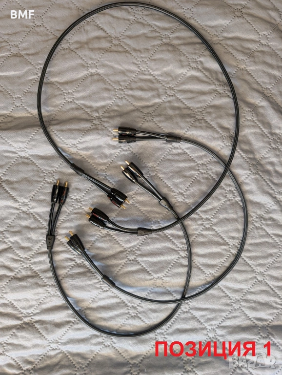 Качествени кабели аудио RCA, видео HDMI, мрежови LAN patch, снимка 1