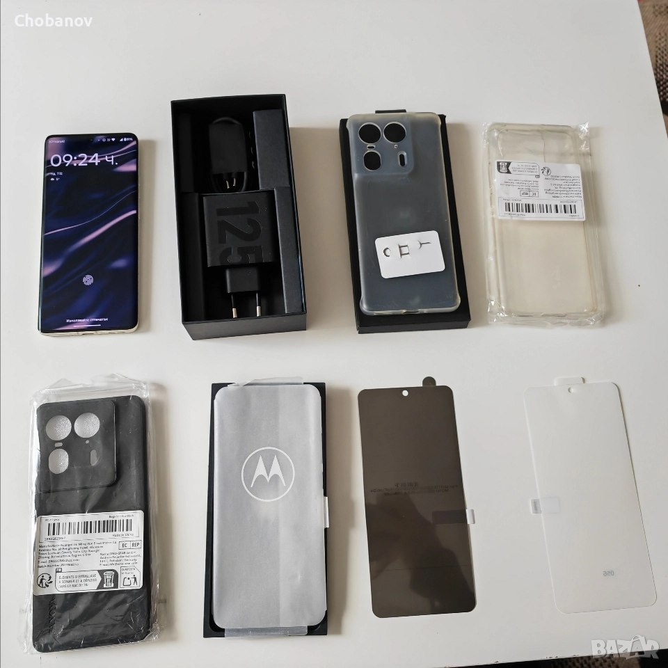 Moto edge 50 ultra Nordic Wood 1TB , 16RAM пълен комплект + подаръци, снимка 1