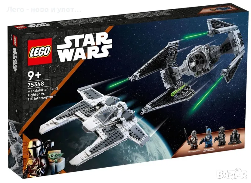 НОВО LEGO Star Wars 75348 - Мандалорски изтребител срещу Тай прехващач, снимка 1