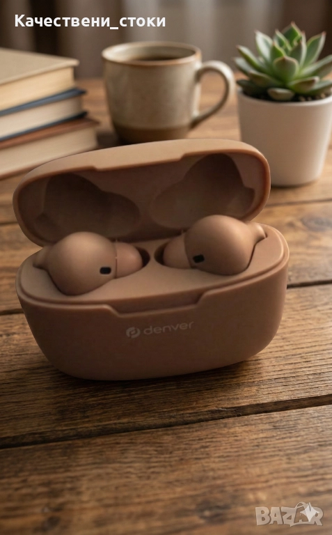 Промоция! Безжични слушалки Denverплюс бонус вертикална мишка, снимка 1