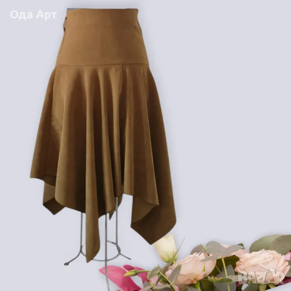 Эфектна пола с асиметричен дизайн, снимка 1