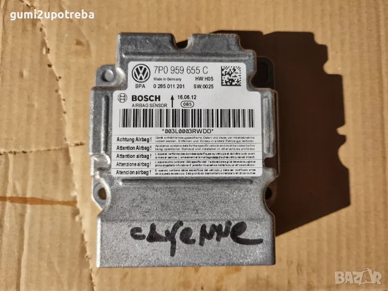 Airbag Контрол Модул Porsche Cayenne 3.0D 92A/2012г, снимка 1