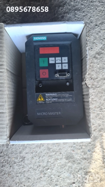 честотен инвертор за Асинхронни електромотеори , 5.5кW,  3.5, 1.5 , 1.1,0.75 0.55kW, снимка 1