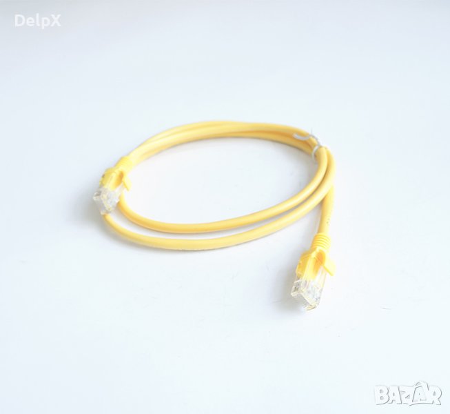 Кабел мрежов, UTP, LAN, RJ45 8pin(м), CAT5E, 1m, снимка 1