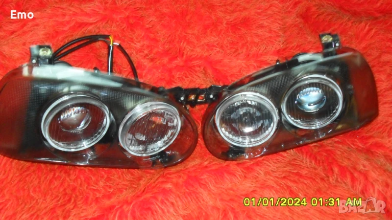 Фар за Голф 3 реисингов нов комплект 2 броя с лупи, снимка 1