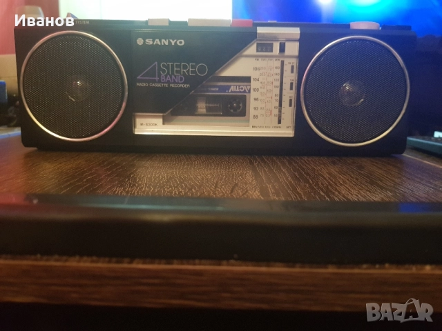 SANYO M-S300K Радиокасетофон , снимка 3 - Радиокасетофони, транзистори - 51576337