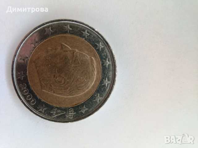 2 евро монета 2000 г.