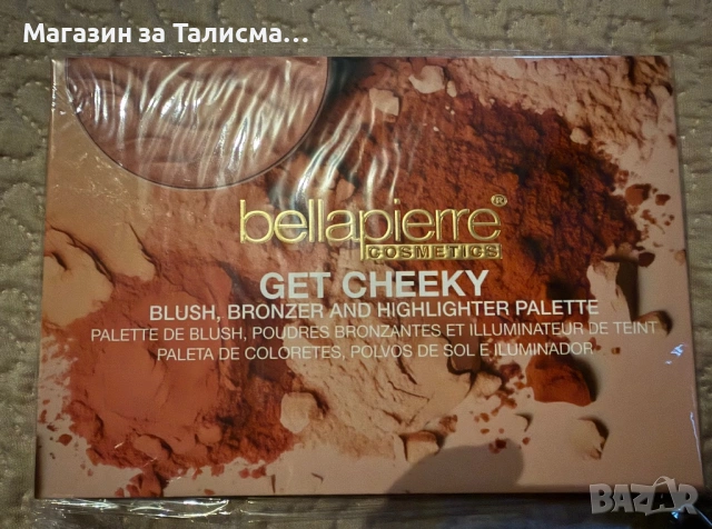 Bellápierre Get Cheeky – палитра с руж, бронзант и хайлайтър, снимка 2 - Козметика за лице - 53290847