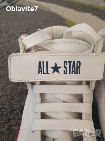 Уникални ретро кожени кецове Converse Унисекс, снимка 2 - Кецове - 51318879