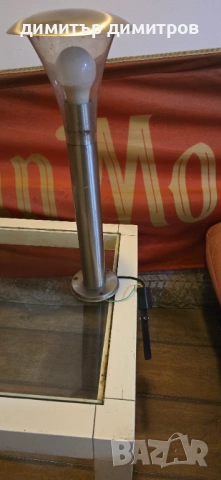 Външна Инокс лампа стояща, 50 см, снимка 2 - Външни лампи - 53081042