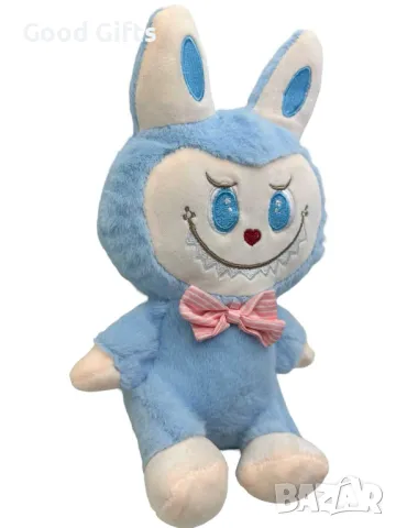 Плюшена играчка Labubu The Monster 28см – Син и Розов, снимка 5 - Плюшени играчки - 50400736