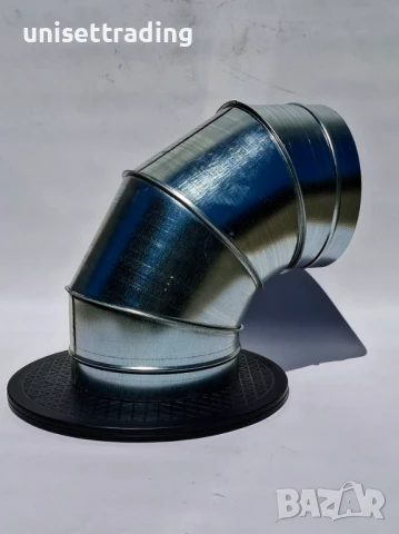 Коляно за аспирация ф250 поцинковано , снимка 3 - Други машини и части - 37992709