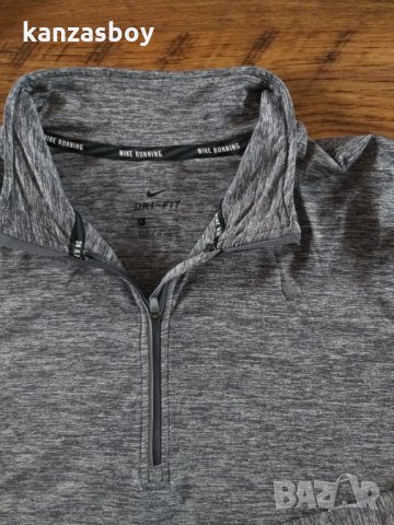 Nike Dri-Fit Element 1/2 Zip Shirt - страхотна дамска блуза КАТО НОВА, снимка 6 - Спортни дрехи, екипи - 35813111