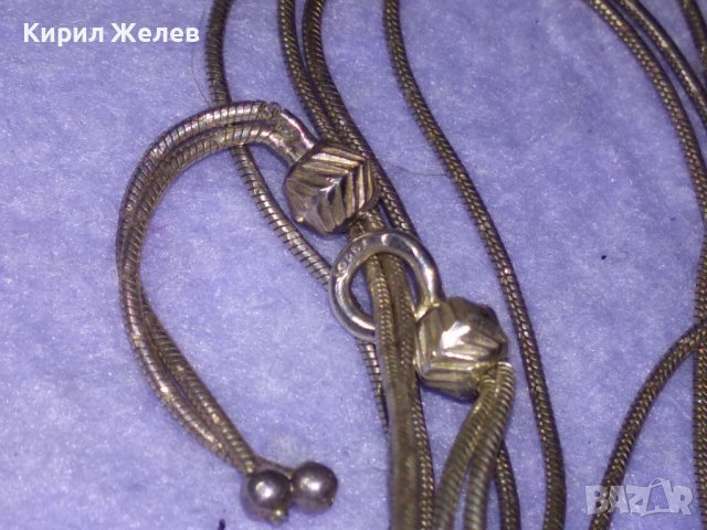 ФЕЕРИЧНО СТИЛНО СРЕБЪРНО ФЕШЪН АРТ КОЛИЕ СРЕБРО 925 ДИЗАЙНЕРСКИ ВИНТИДЖ РАЗДВИЖЕН МОДЕЛ 39920, снимка 15 - Колиета, медальони, синджири - 42599993