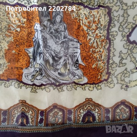 Копринен дамски шал ,,Фелиситас куейсер", снимка 12 - Шалове - 38626011