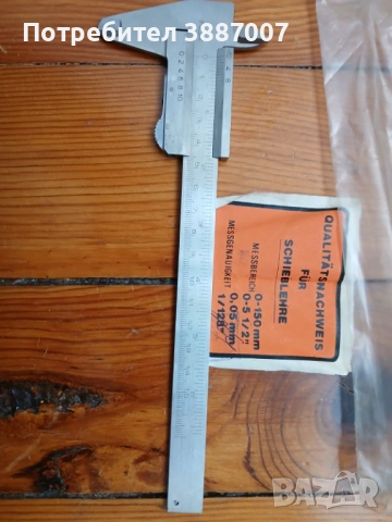 Шублер INOX 150мм. НОВ, снимка 3 - Шублери - 49687563