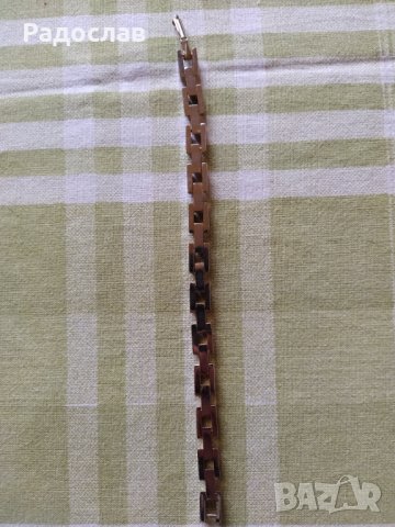 гривна от медицинска стомана в два цвята, снимка 6 - Гривни - 34222869