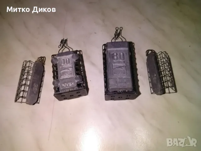 Фидер хранилка 4броя 20гр-20-40-80 нови, снимка 2 - Такъми - 48299891