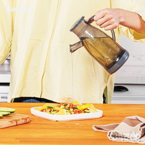 4056 Бутилка за олио или зехтин, 700 мл, снимка 9 - Прибори за хранене, готвене и сервиране - 42287659