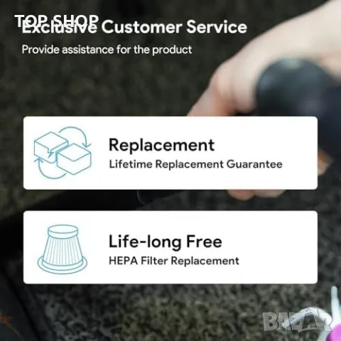 Нова Ръчна Лека и Мощна Прахосмукачка за Дом Автомобил с LED Светлини, снимка 7 - Прахосмукачки - 49604594