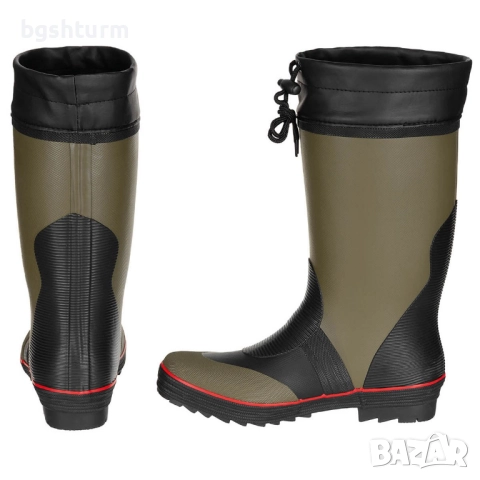 Гумени ботуши, зелени, снимка 2 - Мъжки ботуши - 52618130