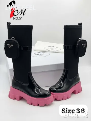 Prada ✨Dior ✨ Louis Vuitton ✨36н.✨Дамски Ботуши , снимка 2 - Дамски ботуши - 56313418