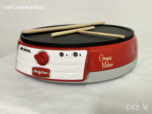 Плоча за палачинки Ariete Party Time , нова, с гаранция, снимка 3 - Гофретници - 53636295