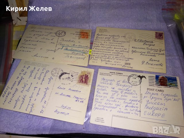 ЛОТ 4 СТАРИ ПОЩЕНСКИ КАРТИЧКИ - РИМ СКОПИЕ ДЕСТИН - ФЛОРИДА с ПОЩЕНСКИ МАРКИ 36003, снимка 2 - Филателия - 39432352