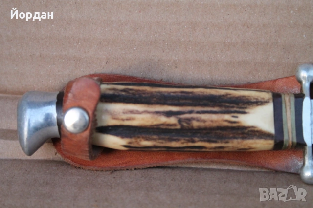 Немска ловна кама ''Hubertus Solingen'', снимка 2 - Ножове - 53711126