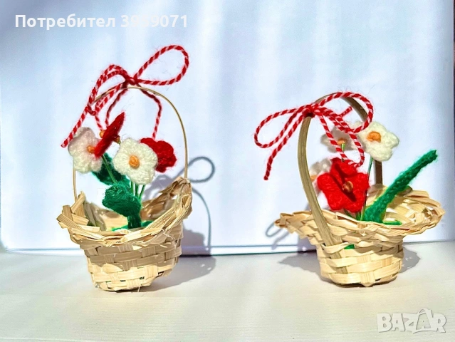 Украшения за Баба Марта и 8-ми Март, снимка 5 - Декорация за дома - 53499748