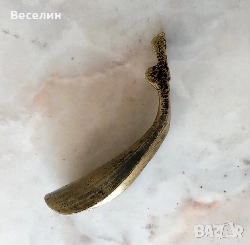 Красива стара обувалка от месинг, снимка 9 - Други - 51712209