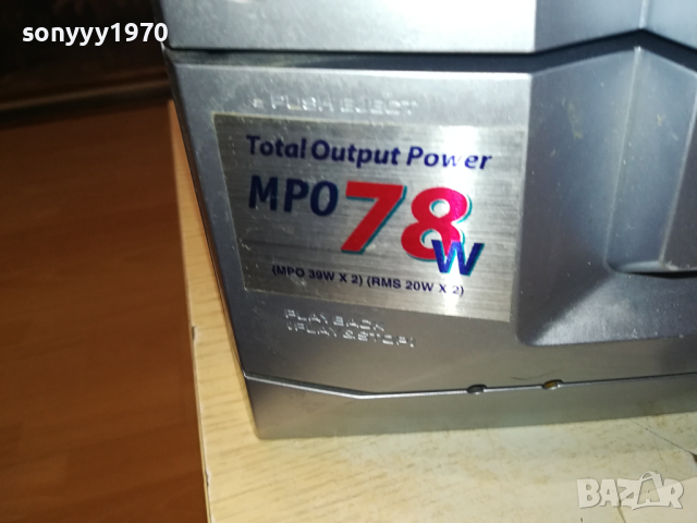 SHARP CD-MPX100H TUNER AMPLIFIER 2DECK 3CD-ВНОС SWISS 1103240806, снимка 8 - Аудиосистеми - 44706960