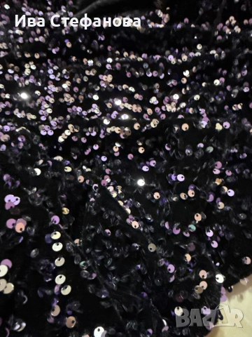 Нова парти официална блестяща празнична коктейлна рокля пайети с подплата, снимка 9 - Рокли - 52484166