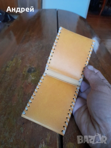 Стар кожен калъф за лични документи, снимка 3 - Други ценни предмети - 53565463