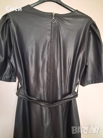 Дамска рокля от мека кожа, снимка 3 - Рокли - 52716580