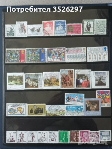 Колекция от марки на тема Религия и тема Изкуство, снимка 4 - Филателия - 52025987