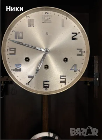 Стенен механичен часовник на Gustav Becker, снимка 4 - Стенни часовници - 48907120