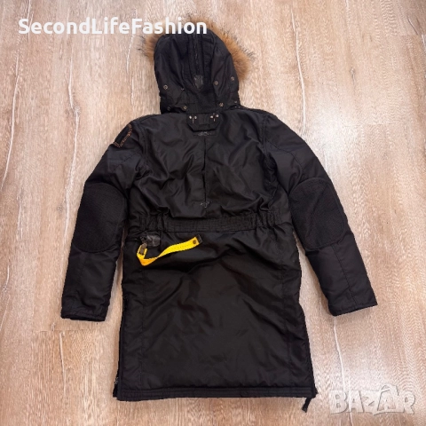 Дамско парка Parajumpers Masterpiece, черно, размер XS, пухено яке от гъши пух, снимка 6 - Якета - 52164426