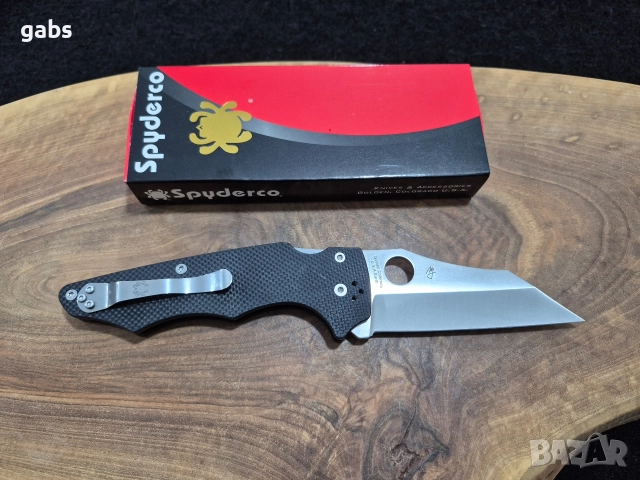 Сгъваем нож Spyderco YoJumbo C253, снимка 4 - Ножове - 52939643