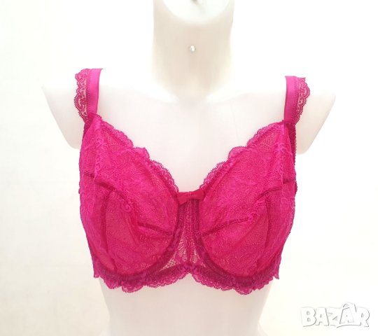 Сутиен цвят циклама с меки чашки Sawren 75G, снимка 5 - Бельо - 41619206