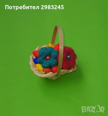 Великденска кошничка, снимка 5 - Декорация за дома - 53771812