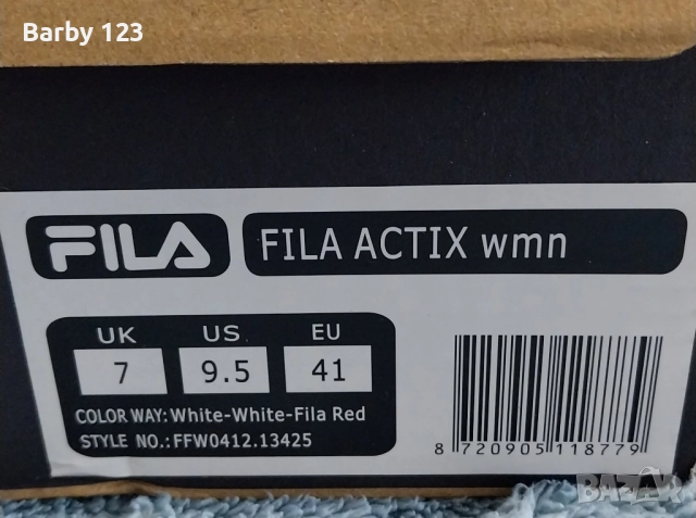 Нови дамски маратонки Fila, снимка 5 - Маратонки - 52463424