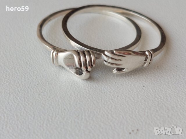 Дамски сребърни пръстени, снимка 6 - Пръстени - 41394002