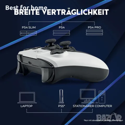 Контролер за PS5/ 4 от R1TECH ShockPad II висок клас, снимка 4 - Аксесоари - 48847691