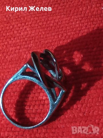 КРАСИВ СРЕБЪРЕН ПРЪСТЕН ОКСИДИРАНО СРЕБРО 925 ХУДОЖЕСТВЕНА АРТ ИЗРАБОТКА ДИЗАЙНЕРСКИ МОДЕЛ 27348, снимка 5 - Пръстени - 36870035