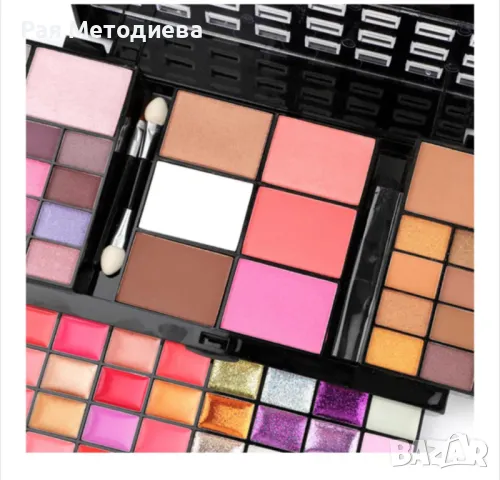 компактна сгъваем палитра от 74 части , снимка 5 - Козметика за лице - 48339938