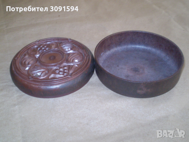 Винтич бакелит кутия за бижута СССР, снимка 3 - Колекции - 36410156